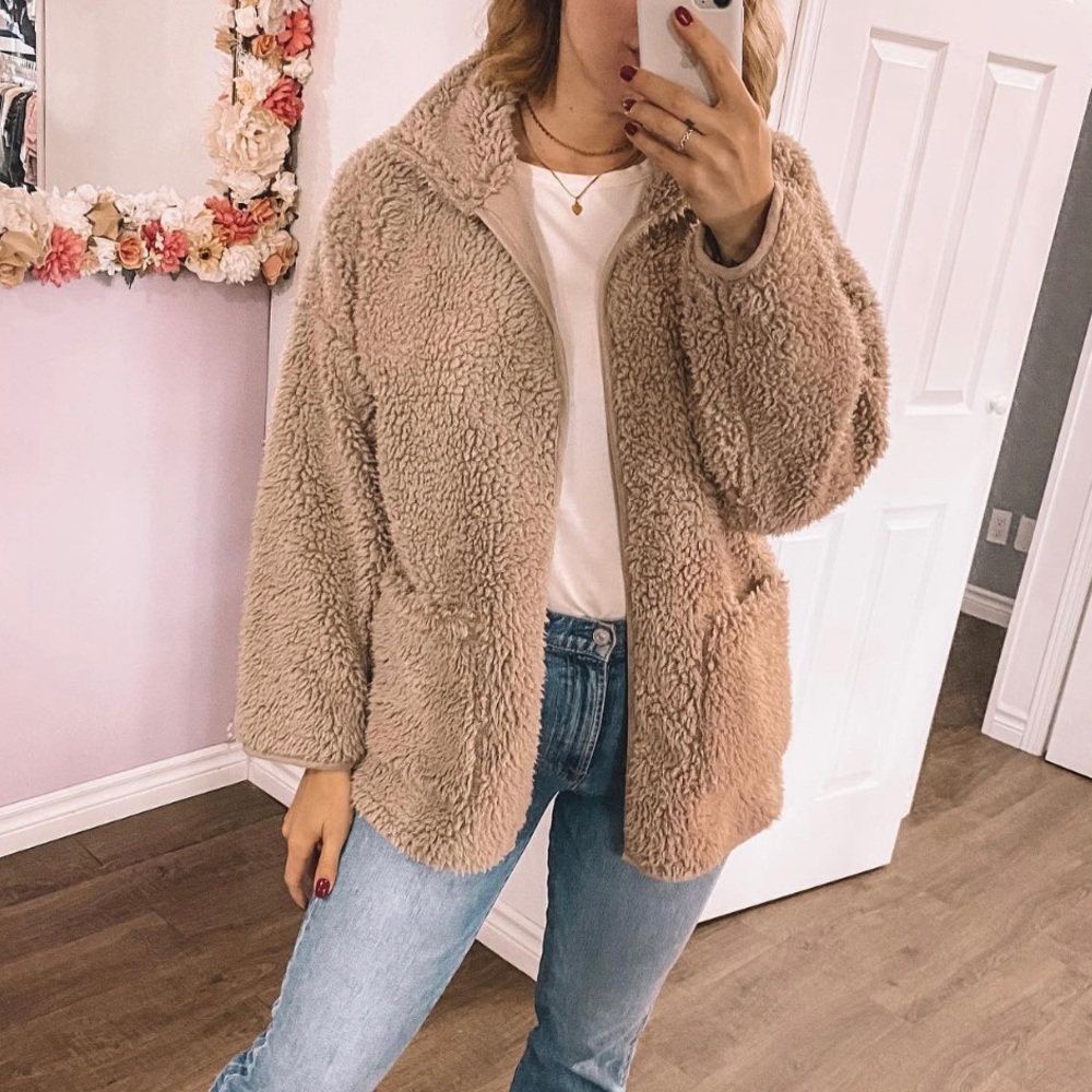 Teddy Open Jacket